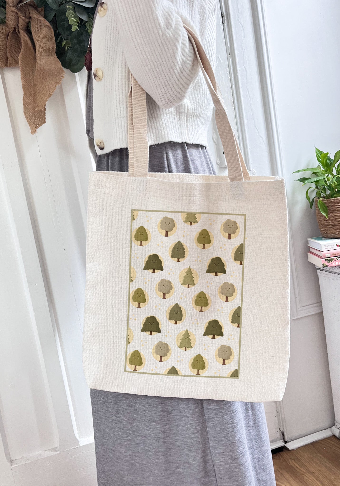 Happy Trees Book/Tote Bag