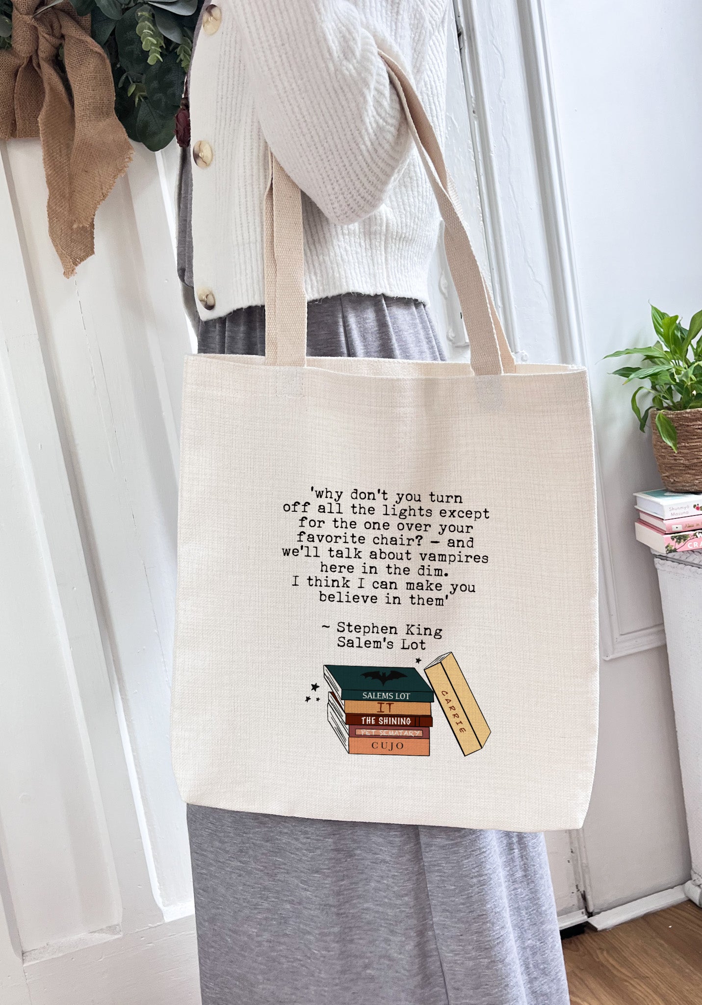 Stephen King, Salem's Lot Book/Tote Bag