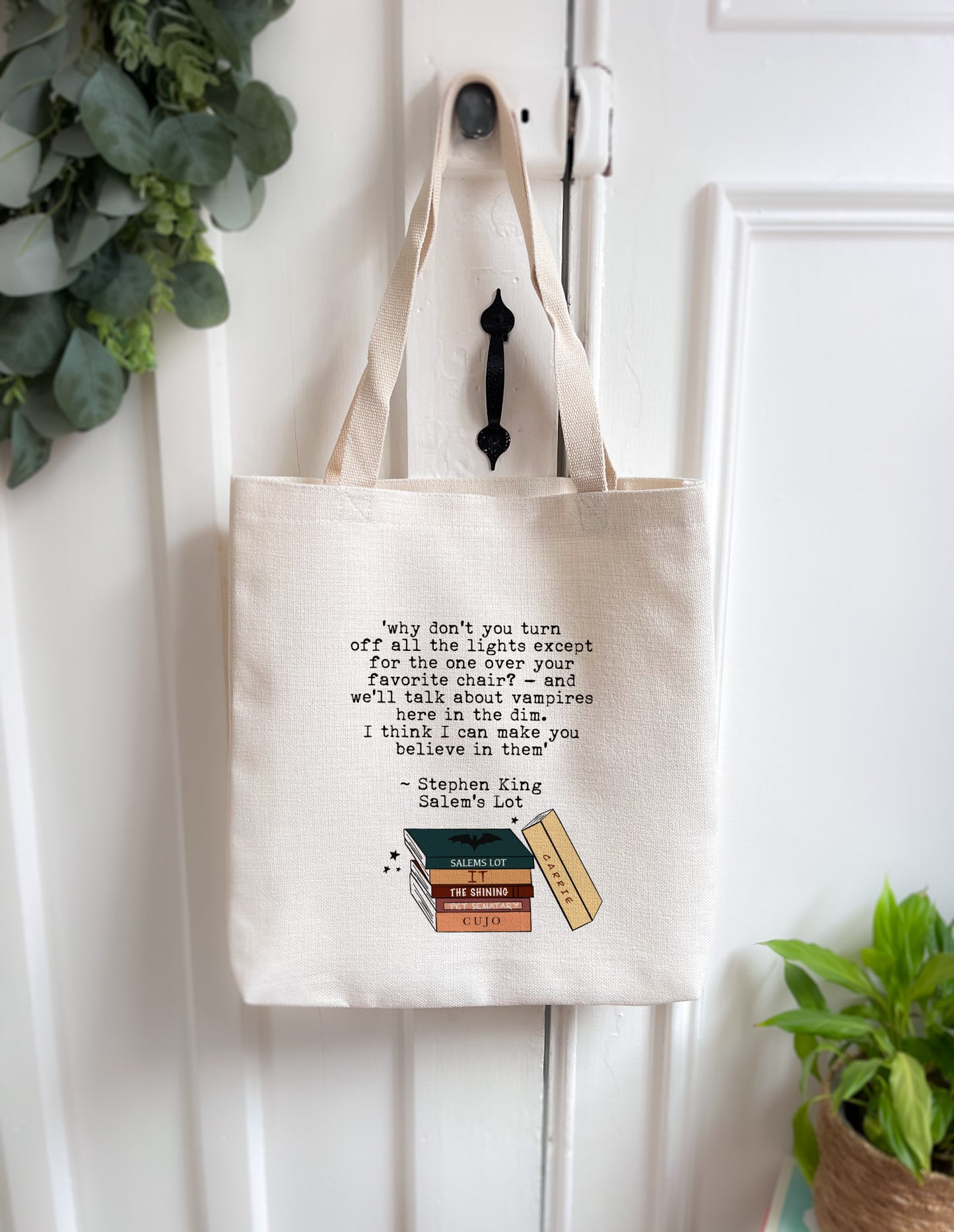 Stephen King, Salem's Lot Book/Tote Bag