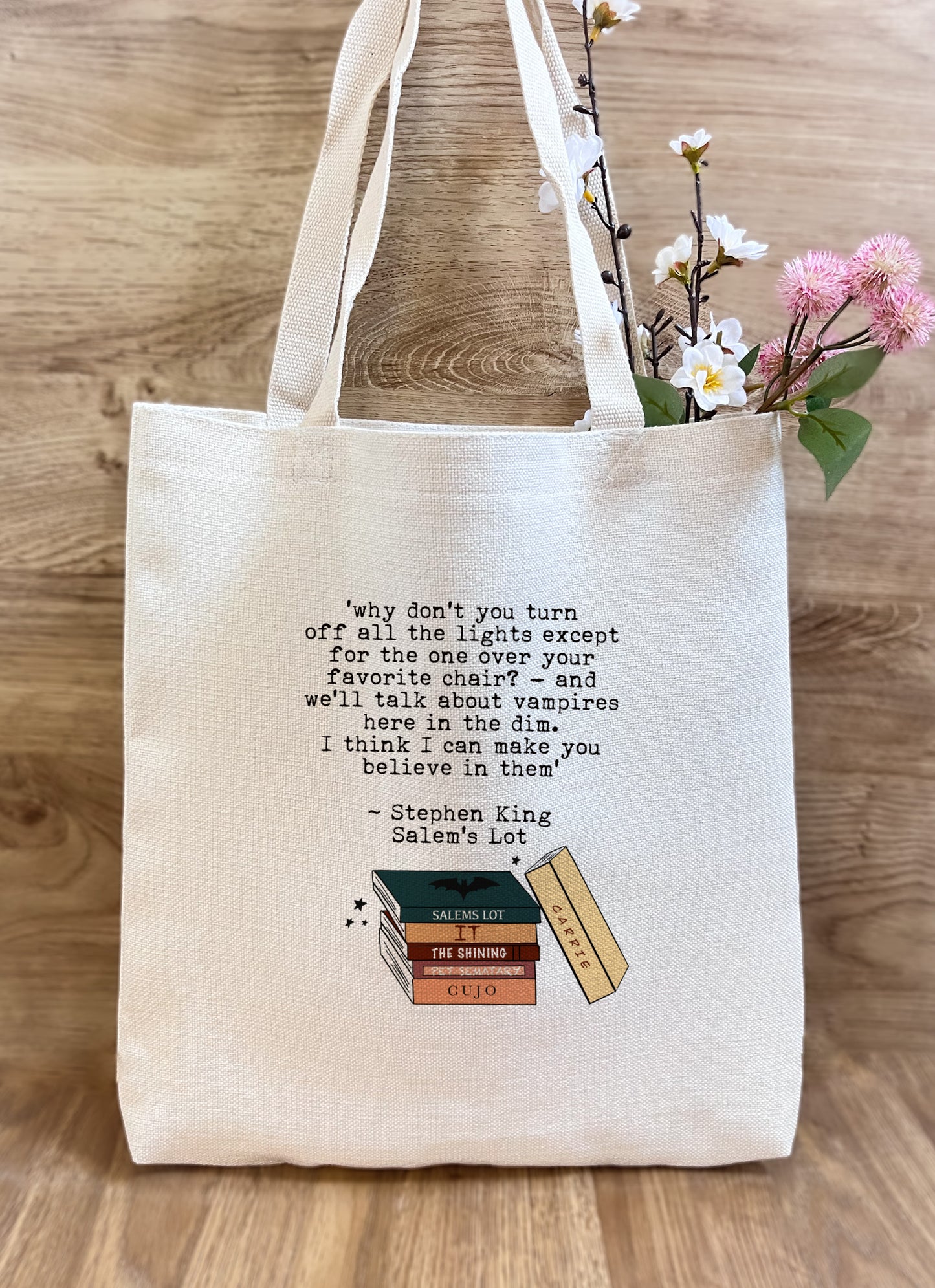 Stephen King, Salem's Lot Book/Tote Bag