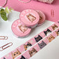 Cat Family Washi Tape - Pink