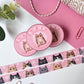 Cat Family Washi Tape - Pink