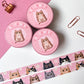 Cat Family Washi Tape - Pink