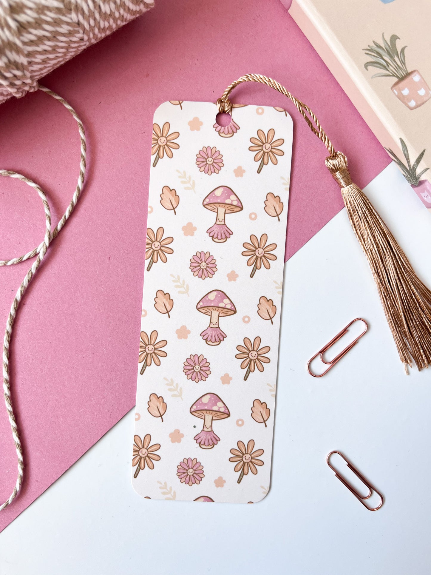 Blossom Mushroom & Friends Bookmark