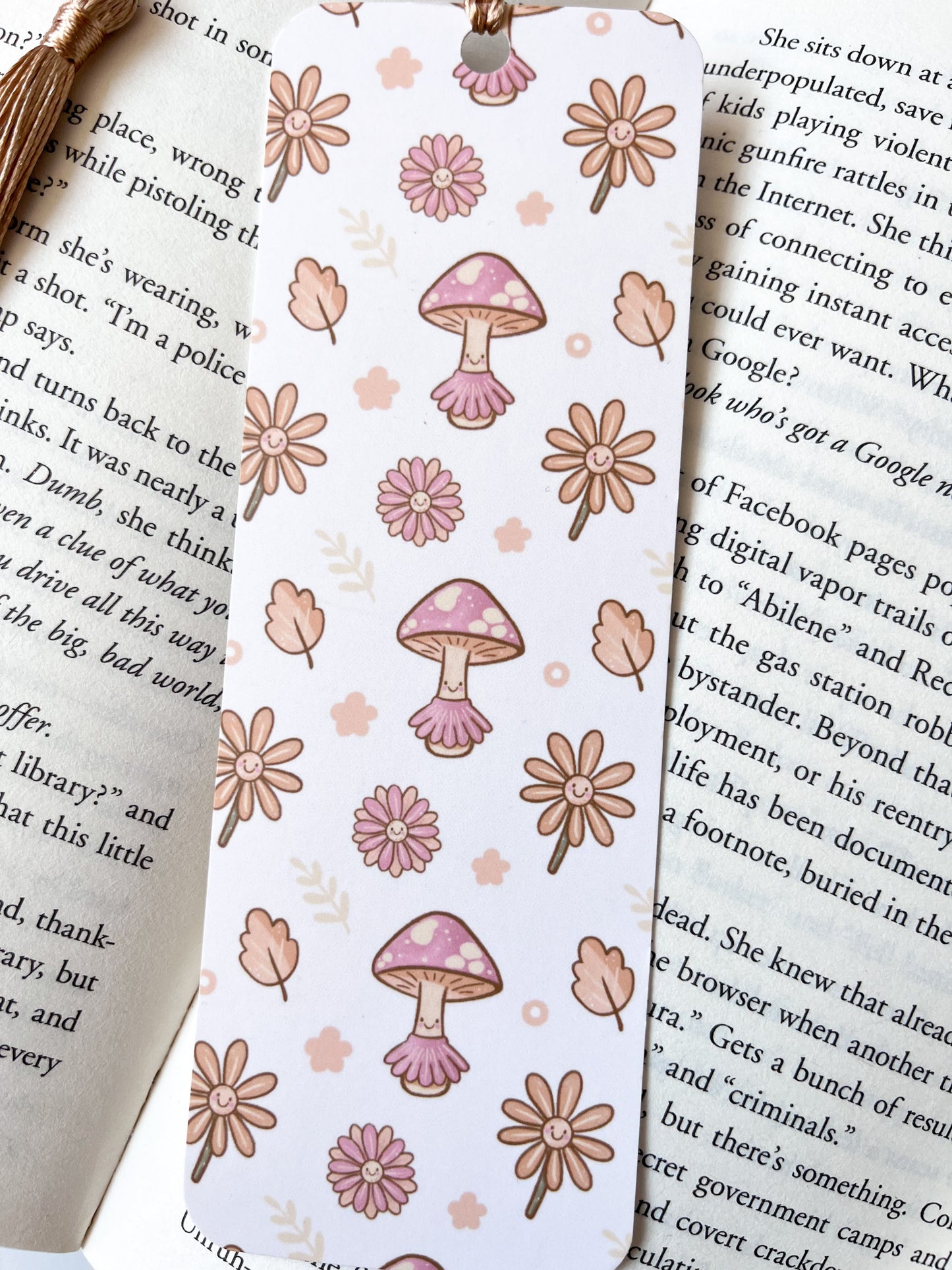 Blossom Mushroom & Friends Bookmark