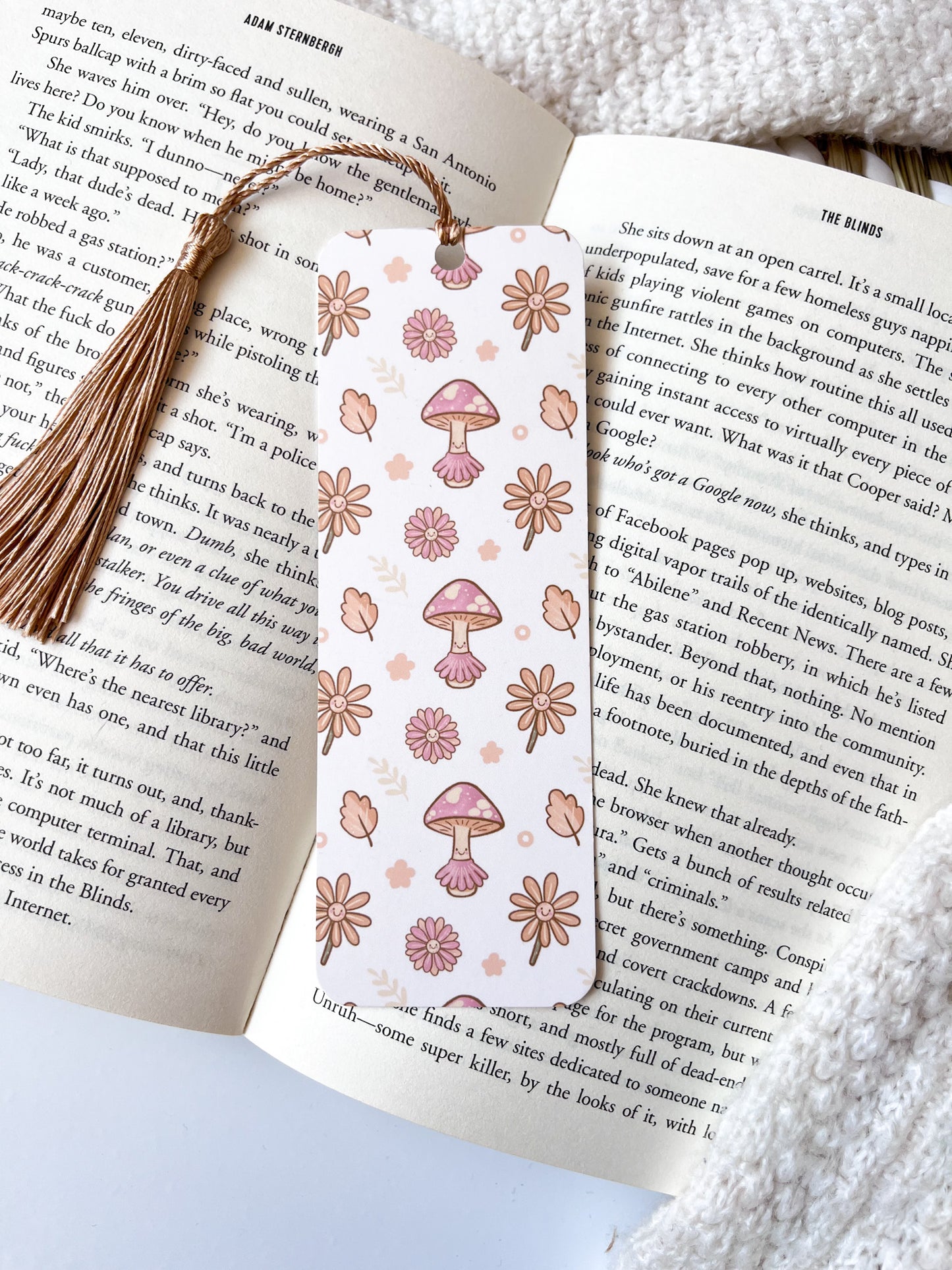 Blossom Mushroom & Friends Bookmark