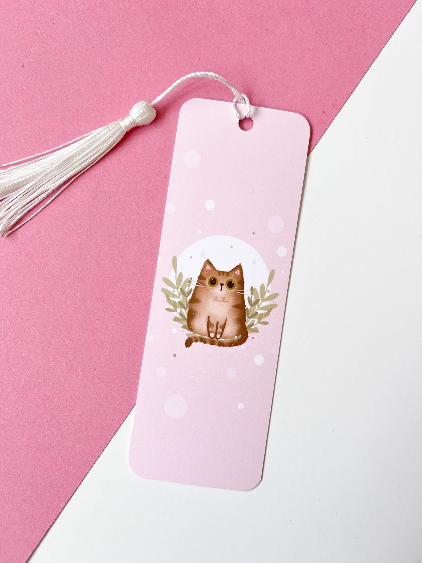 Tabby Cat Illustration Bookmark