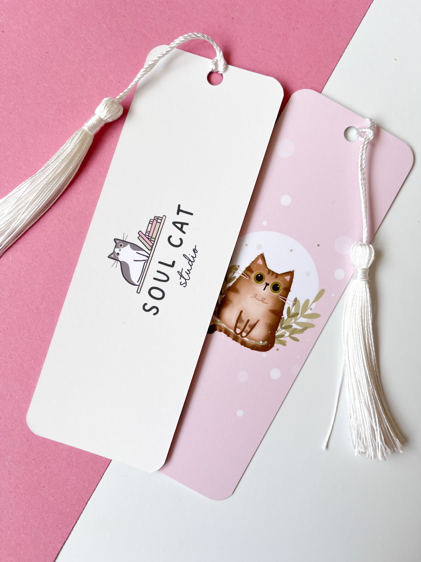 Tabby Cat Illustration Bookmark