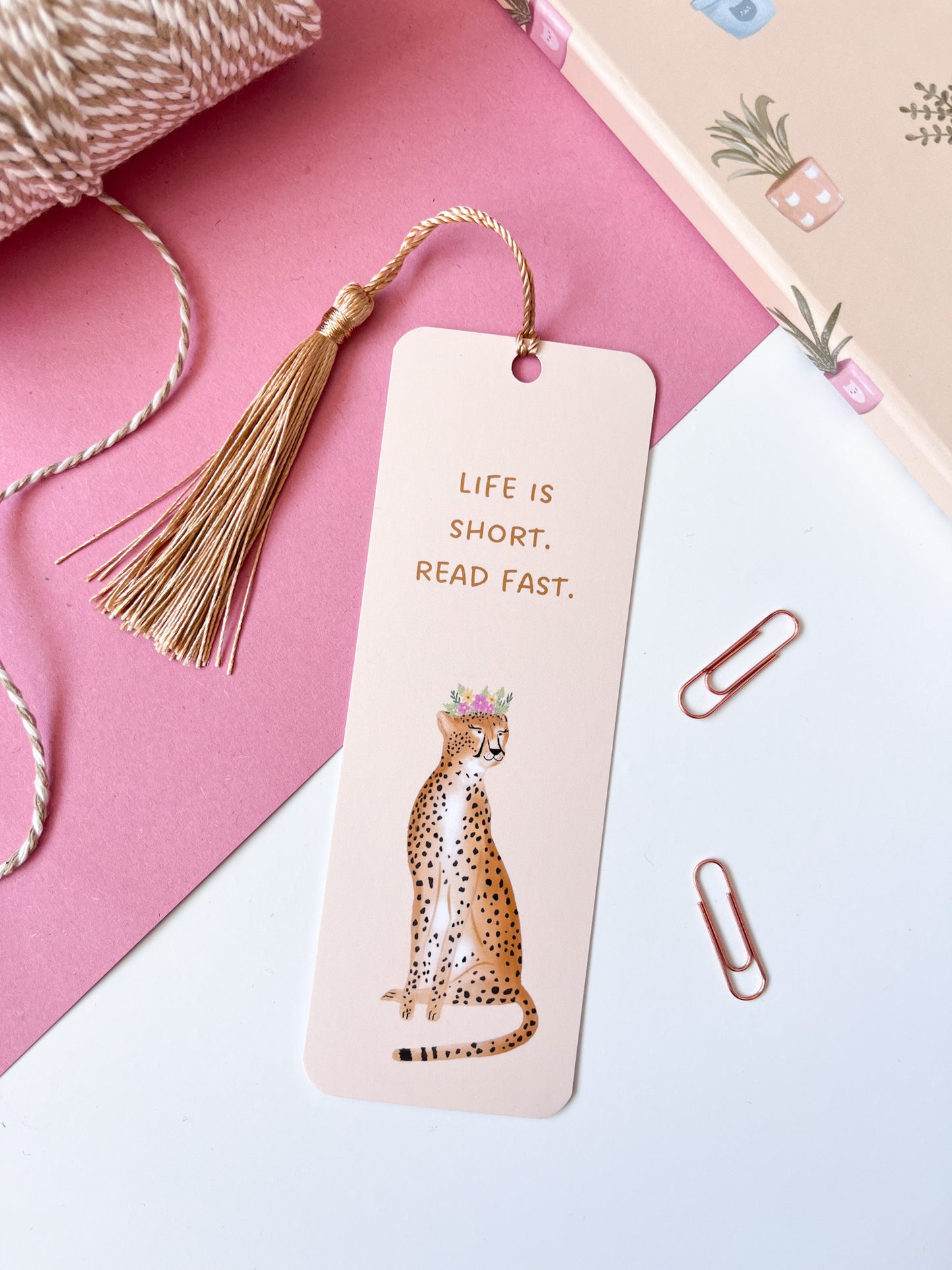 Cheetah Bookmark