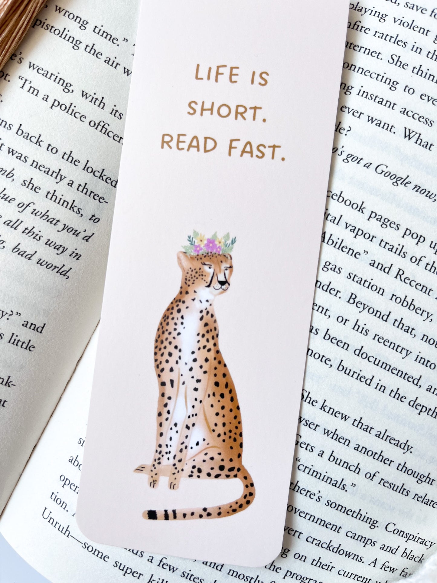 Cheetah Bookmark