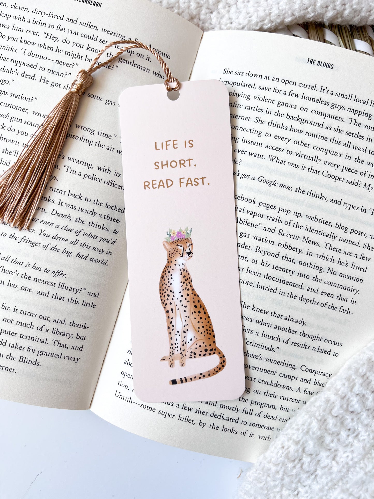 Cheetah Bookmark