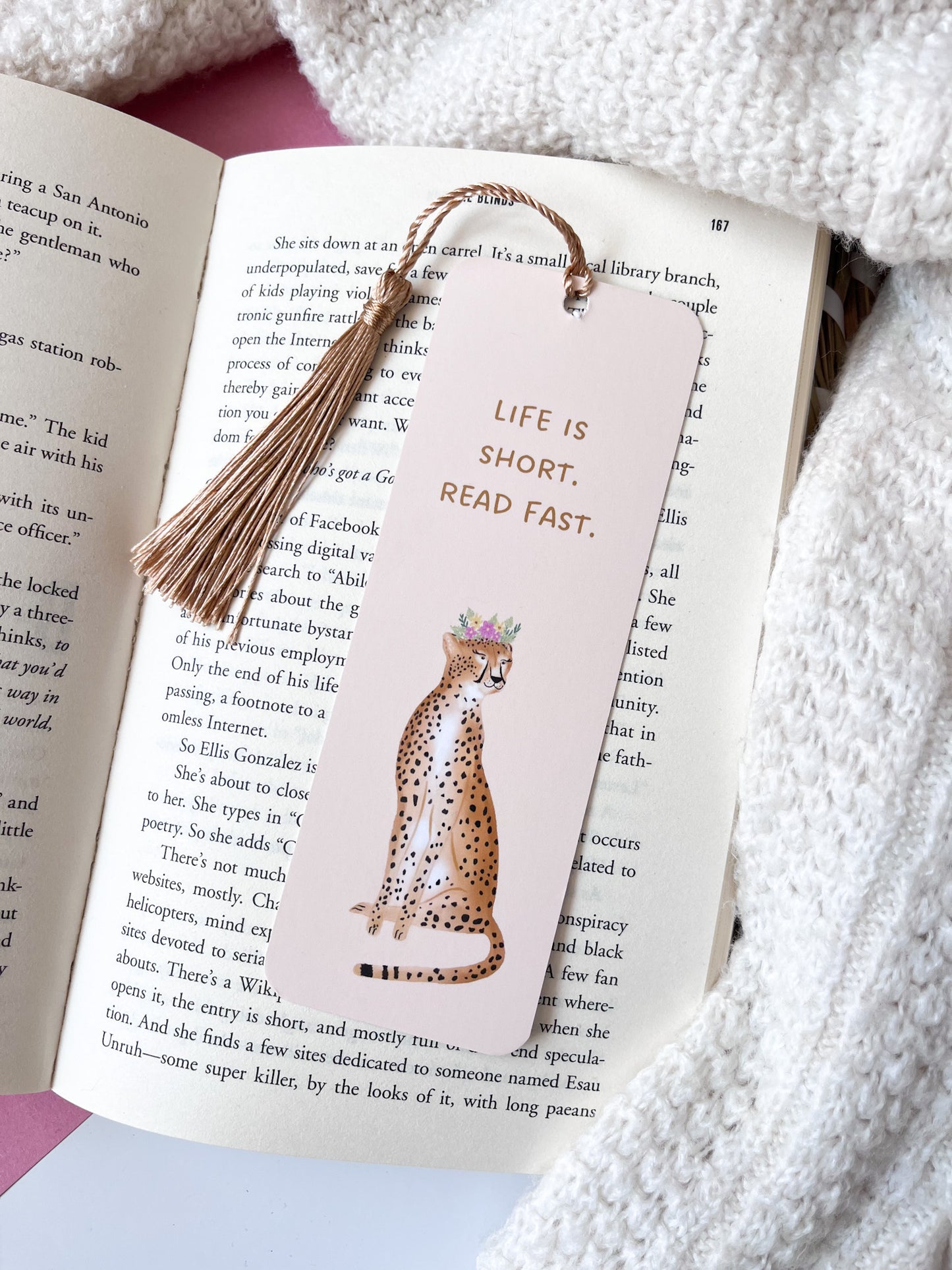 Cheetah Bookmark