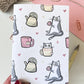 Cuppa Cats A6 Lined Pocket Notebook