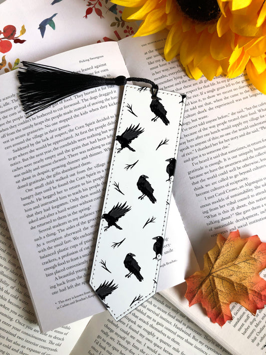 The Crows Vegan Leather Bookmark