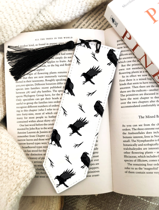 The Crows Vegan Leather Bookmark