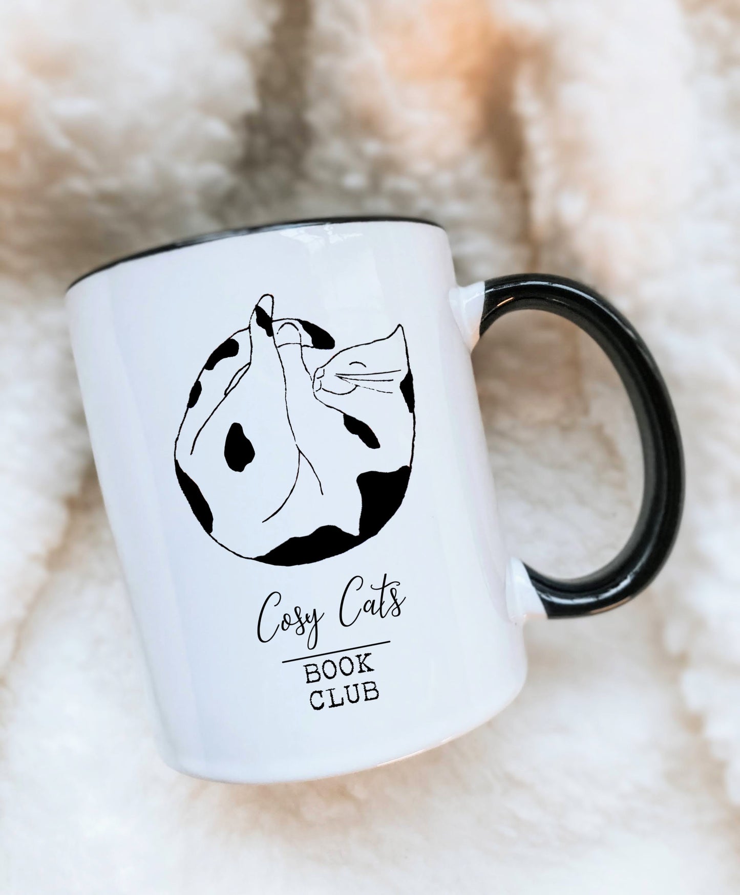 11oz Cosy Cats Book Club Mug