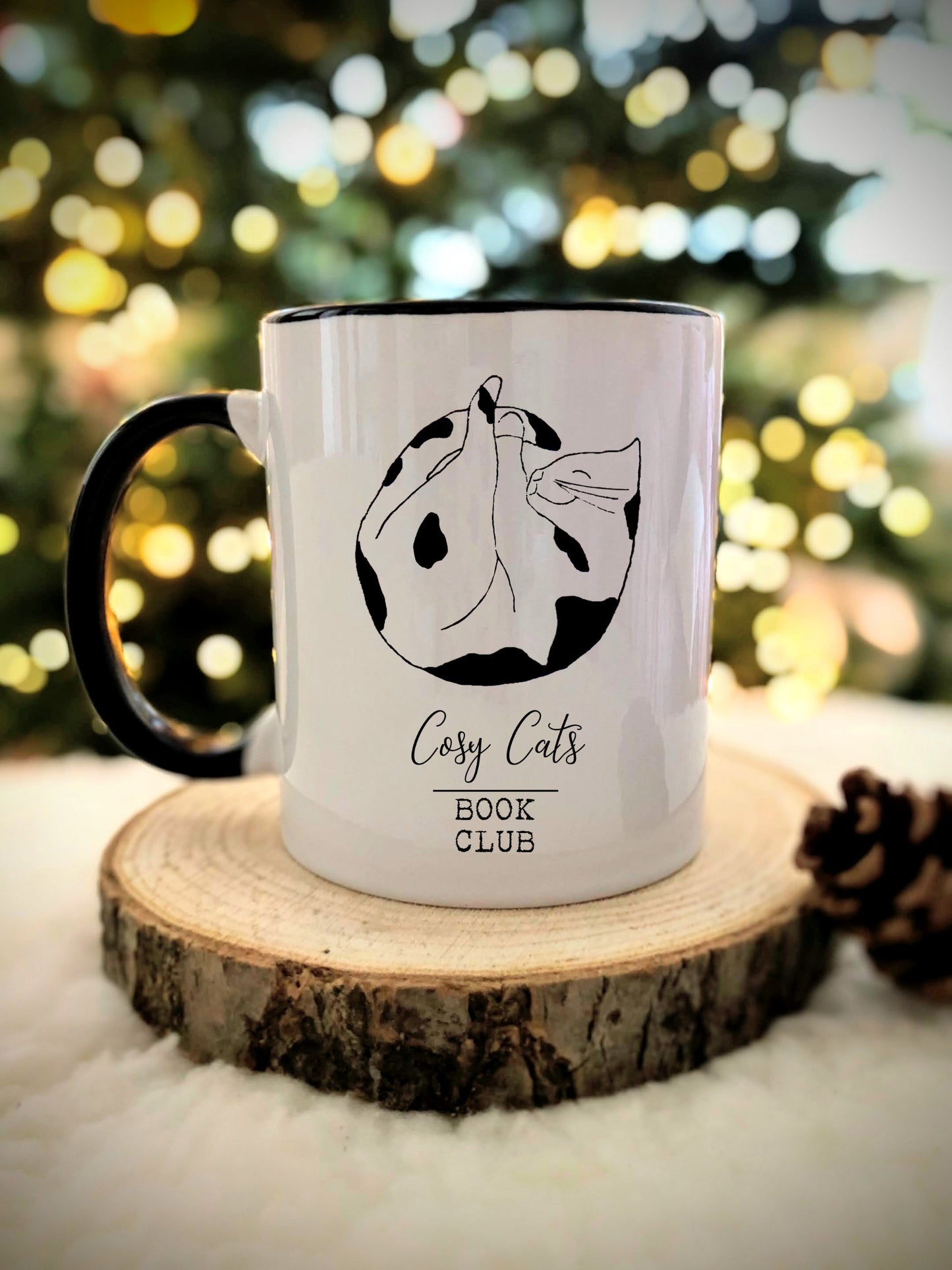 11oz Cosy Cats Book Club Mug