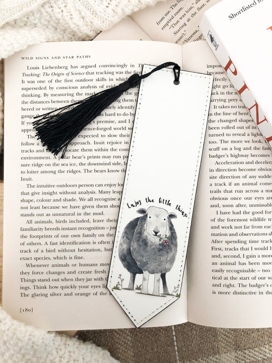 Ewan Sheep Vegan Leather Bookmark