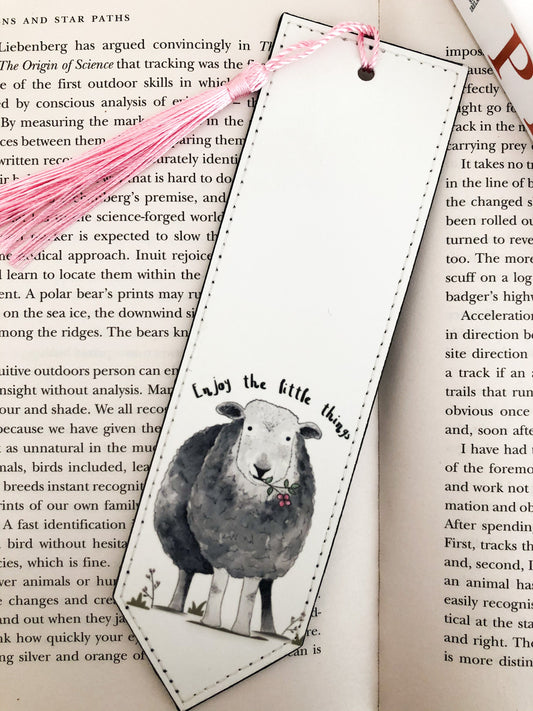 Ewan Sheep Vegan Leather Bookmark