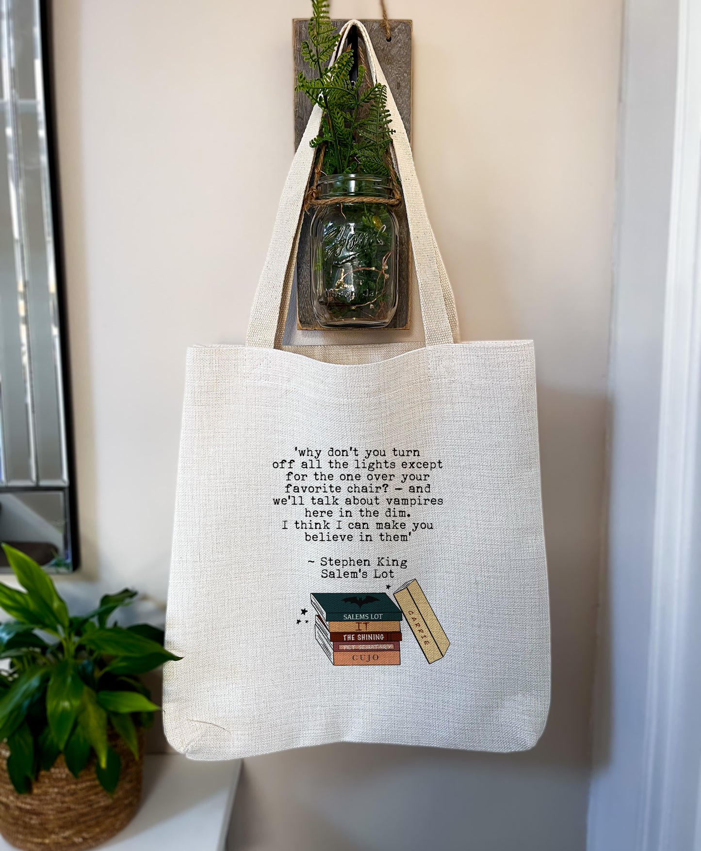 Stephen King, Salem's Lot Book/Tote Bag